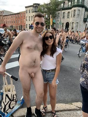 At The Philly Naked Bike Ride